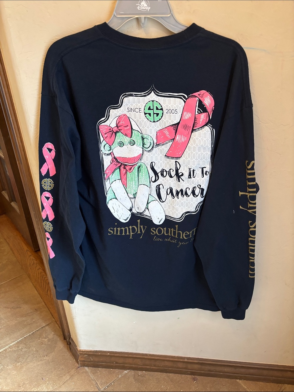 Simply Southern X sock it to cancer tee! xl